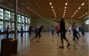 Bei den verschiedenen Workshops kamen die Teilnehmer ziemlich ins Schwitzen. Foto: Sportbund